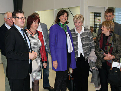 Bavarska državna ministrica Ilse Aigner obišče podjetje ept GmbH