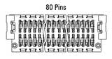 Dimenzije Zero8 Plug ravni 80-pinski