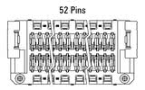Dimenzije Zero8 Socket ravni 52-pinski