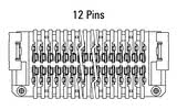 Dimenzije Zero8 Socket ravni 12-pinski