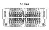 Dimenzije Zero8 Socket ravni 52-pinski