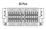 Dimenzije Zero8 Socket ravni 80-pinski